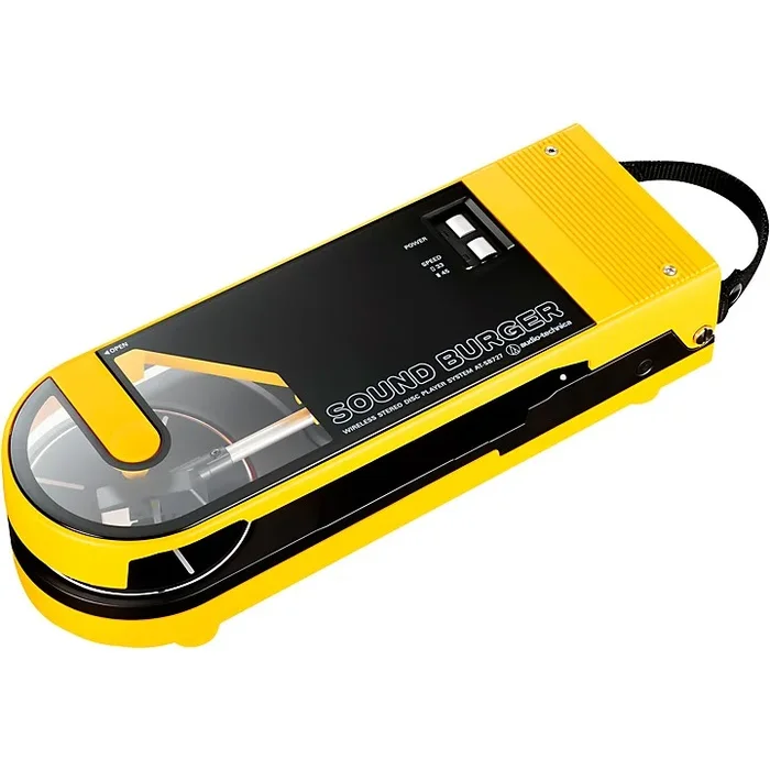 Audio-Technica Sound Burger Portable Bluetooth Record Player Yellow