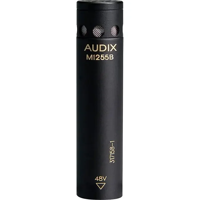 Audix M1255B Miniturized High Output Condenser Microphone for Distance Miking Cardioid Standard Guitar Center