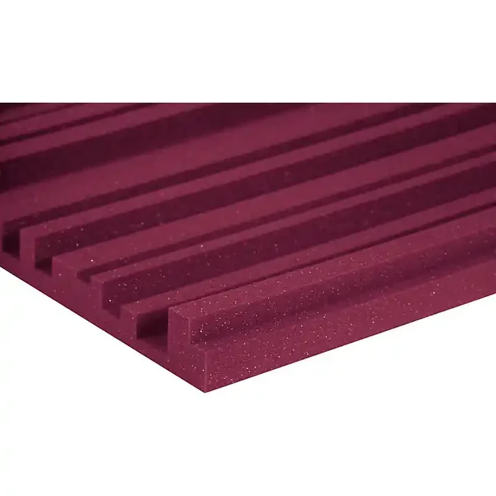 Auralex Studiofoam Metro 2‘ x 24″ x 48″ (12-Pack) Burgundy Guitar Center