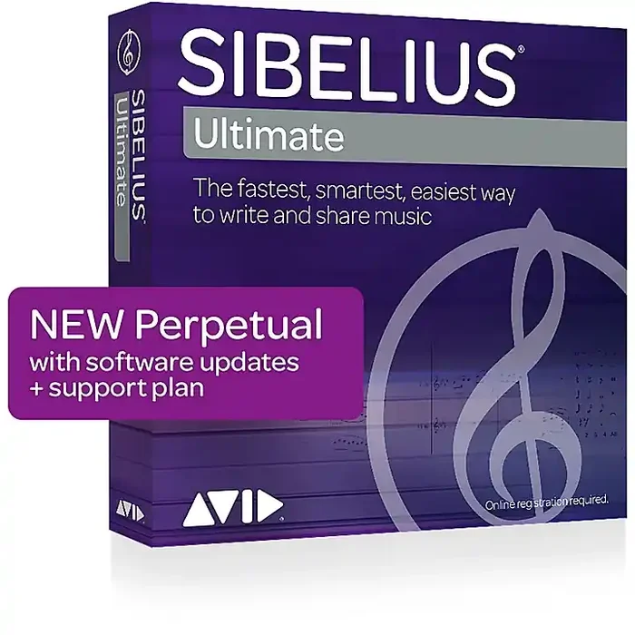 Avid Sibelius Ultimate NEW Perpetual License with 1-Year of Updates + Support (Download) Guitar Center