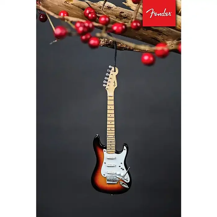 Axe Heaven Fender Sunburst Strat 6″ Holiday Ornament Guitar Center