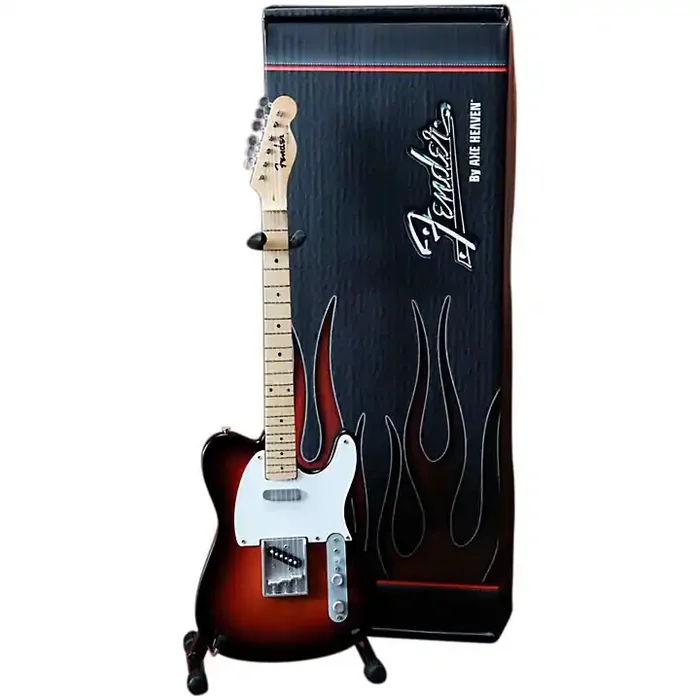 Axe Heaven Fender Telecaster Classic Sunburst Miniature Guitar Replica Collectible Guitar Center