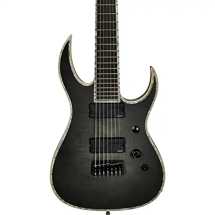 B.C. Rich Shredzilla Extreme 7-String Electric Guitar Trans Black Guitar Center
