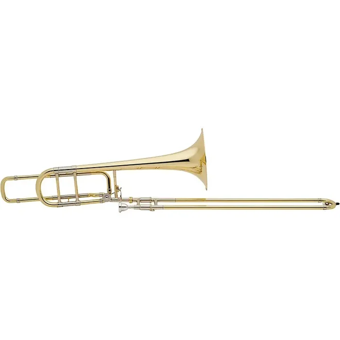 Bach 50BO Stradivarius Series Professional Open Wrap Single Rotor Bass Trombone Lacquer Yellow Brass Bell Guitar Center