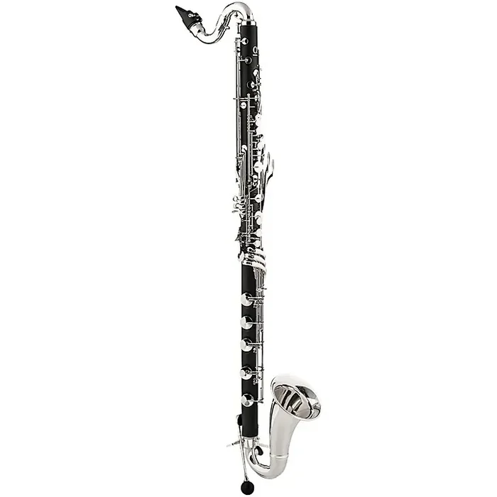 Backun Backun Alpha Low C Synthetic Bass Clarinet with Silver Plated Keys, 2-Piece Neck, Hardshell Case Silver Plated Keys Low C Guitar Center
