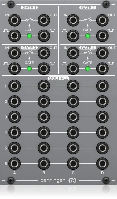 Behringer 173 Analog Quad Gate & Multiples Eurorack Module