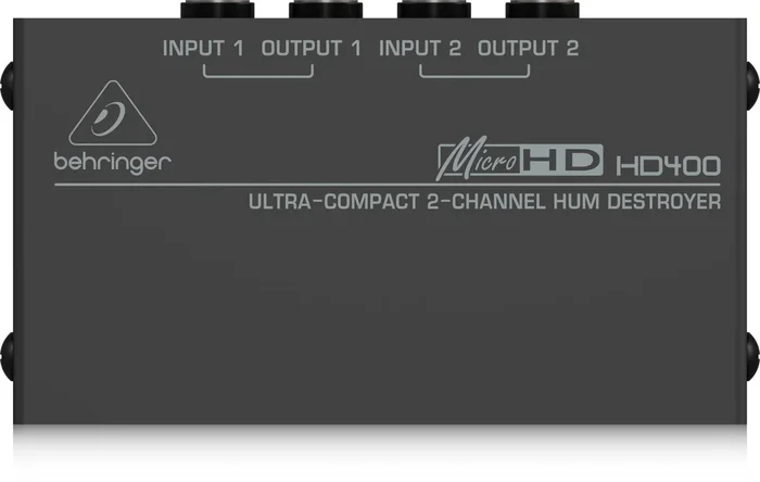 Behringer HD400 Ultra-Compact 2-Channel Hum Destroyer