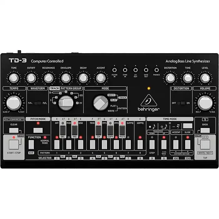 Behringer TD-3 Analog Bass Line Synthesizer Black Guitar Center