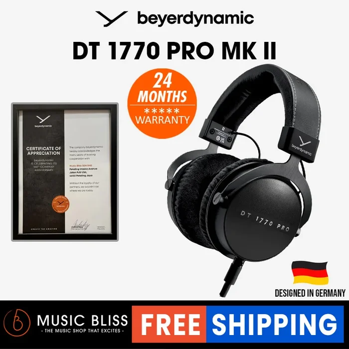 Beyerdynamic DT 1770 PRO MKII Close-back Professional Headphones for Mixing, Mastering, Monitoring