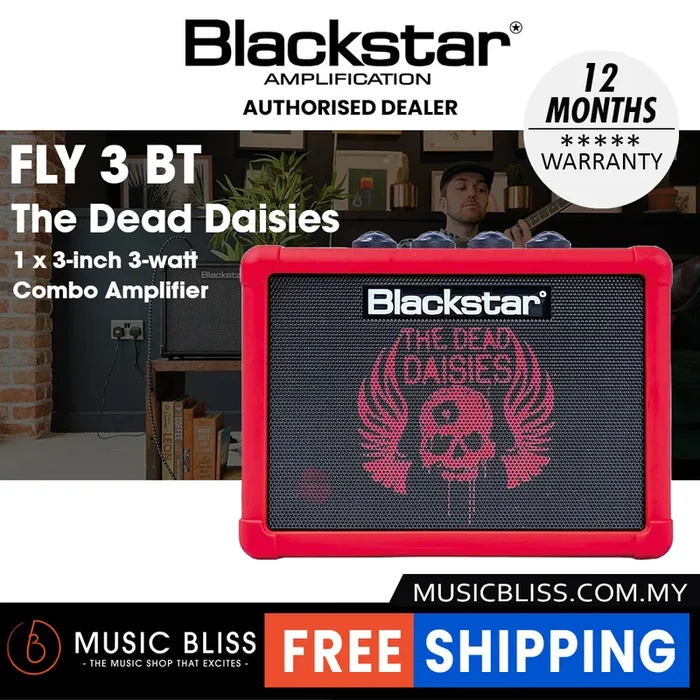 Blackstar Fly 3 Bluetooth 1 x 3-inch 3-watt Combo Amplifier – The Dead Dasies