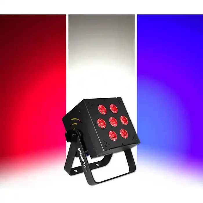 Blizzard Skybox 5 RGBAW+UV Battery Powered 7×15 Watt LED Wash Light Guitar Center