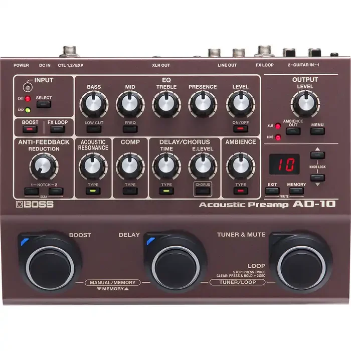 Boss AD-10 Acoustic Preamp Pedal