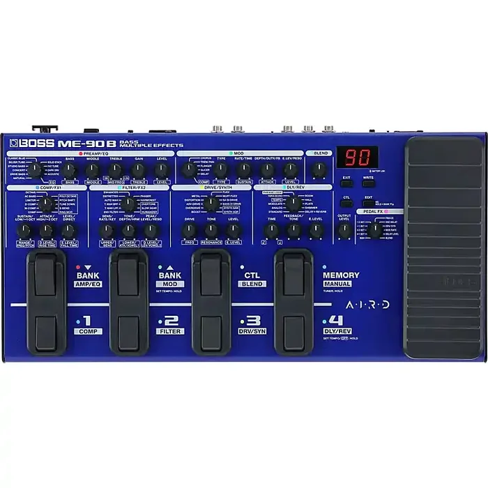BOSS ME-90B Bass Multi-Effects Pedal Purple Guitar Center