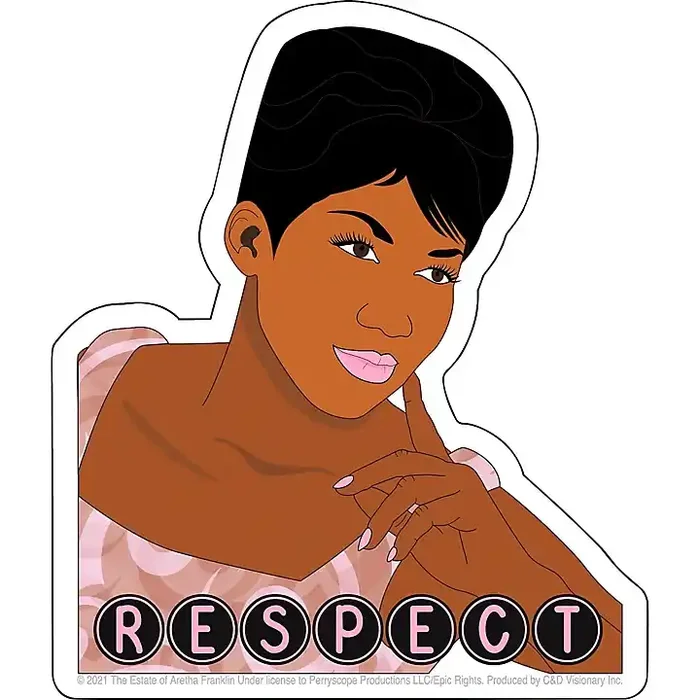 C&D Visionary Aretha Franklin Sticker Guitar Center
