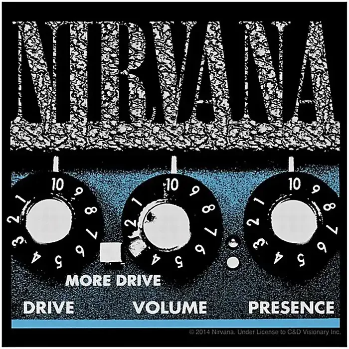 C&D Visionary Nirvana Amp Sticker Guitar Center