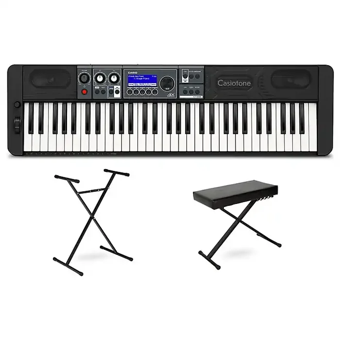 Casio Casiotone CT-S500 Portable Keyboard With Stand and Bench Guitar Center