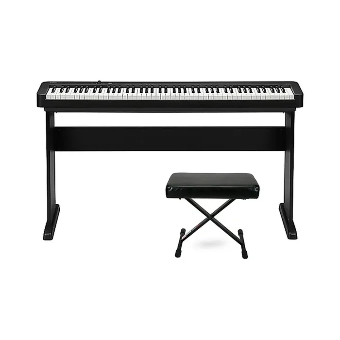 Casio CDP-S110 Digital Piano With CS-46 Stand and PL1250 Bench Black Guitar Center