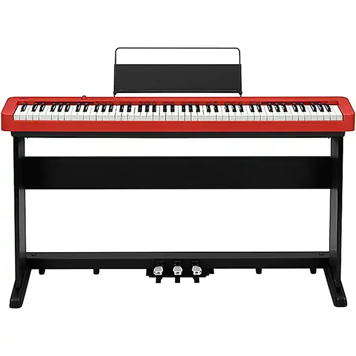 Casio CDP-S160 Digital Piano With Matching CS-470P Stand and Triple Pedal Red Guitar Center