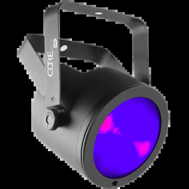 Chauvet COREPARUVUSB Compact UV Wash w/ COB (Chip-on-Board) LED techno
