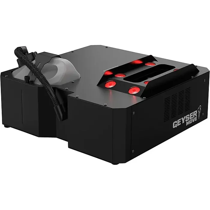CHAUVET DJ Geyser Move Motorized DMX Fog Machine with RGBA+UV LED and Wireless Remote Guitar Center