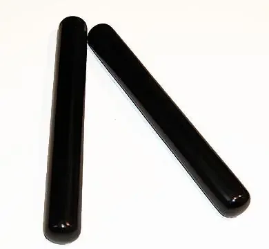 Claves, Ebony, Pair