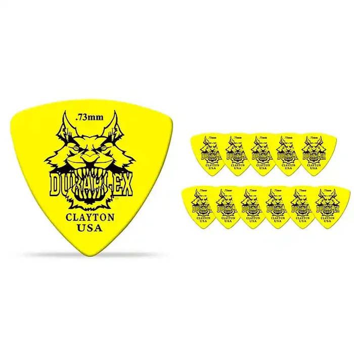 Clayton Duraplex Delrin Rounded Triangle Picks 1 Dozen .73 mm Guitar Center