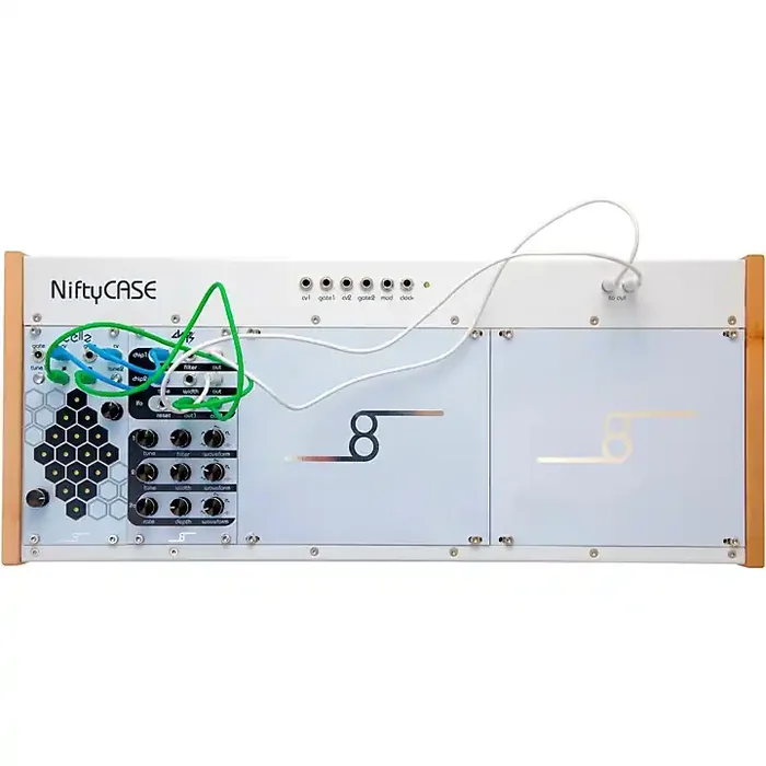 Cre8audio NiftyBUNDLE (Modular Synth Case, 2 Modules and Cables) Guitar Center