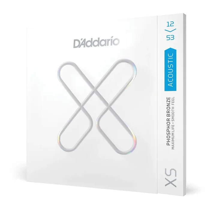 D’Addario XSAPB1253 Light Coated Acoustic Guitar Strings 12-53