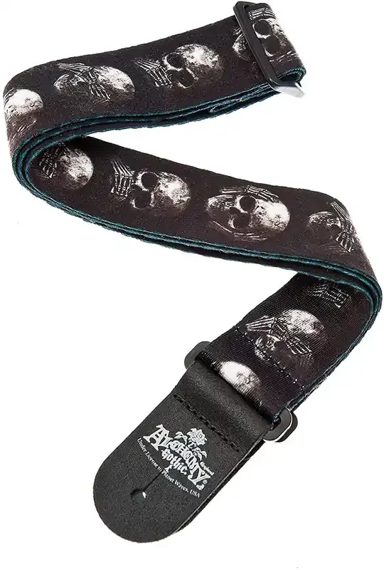 D‘Addario Alchemy Guitar Strap, Muted Skulls