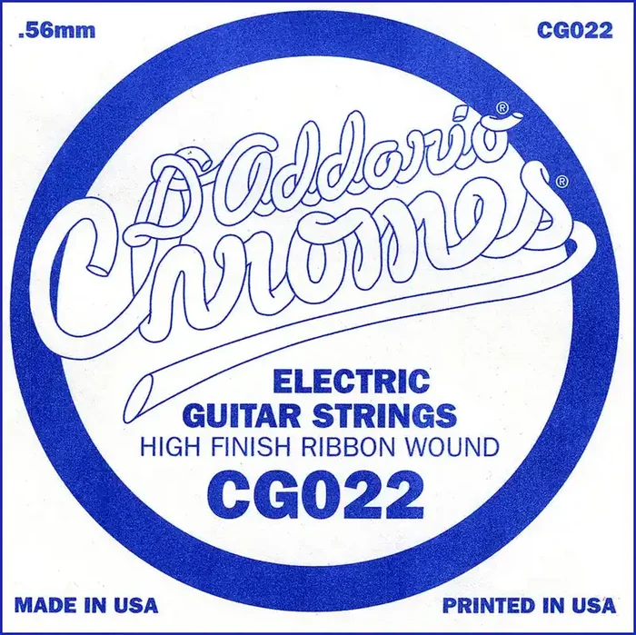 D‘Addario CG022 Flat Wound Electric Guitar Single String, .022
