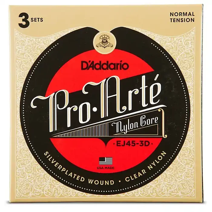 D‘Addario EJ45 Pro-Arte Classical Guitar Strings 3-Pack Guitar Center