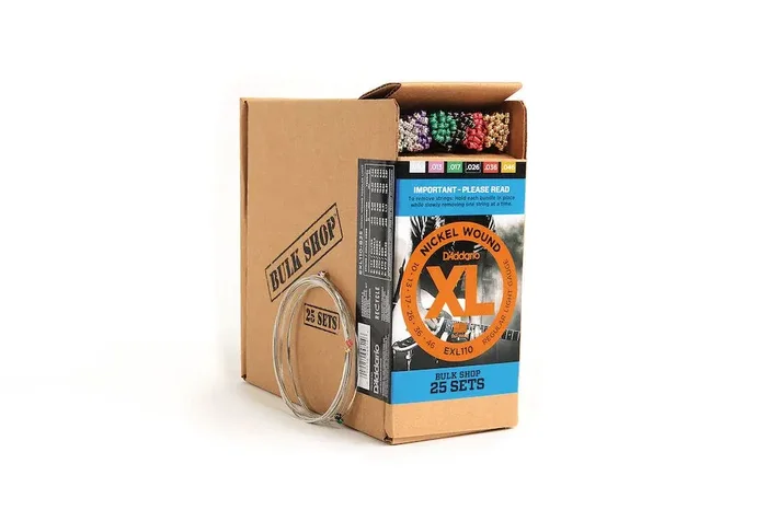 D‘Addario EXL110-B25 Nickel Wound Electric Guitar Strings, Regular Light, 10-46, 25 Sets