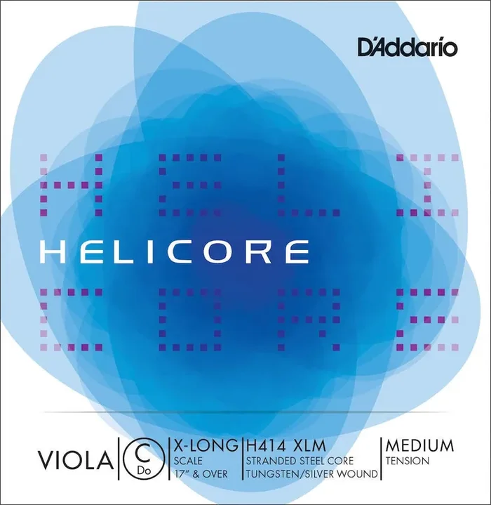 D‘Addario Helicore Viola Single C String, Extra Long Scale, Medium Tension