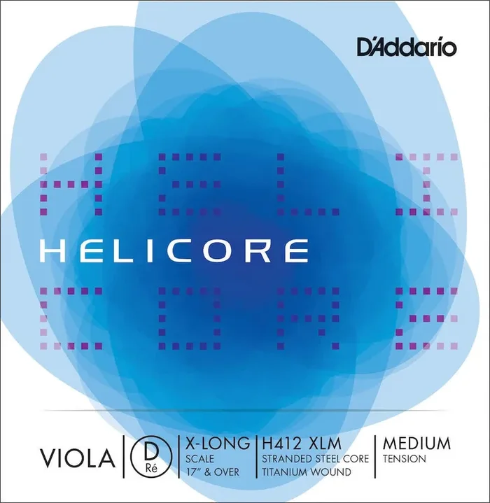 D‘Addario Helicore Viola Single D String, Extra Long Scale, Medium Tension