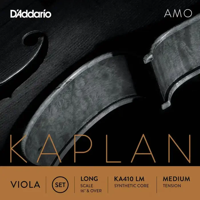 D‘Addario Kaplan Amo Viola String Set, Long Scale, Medium Tension