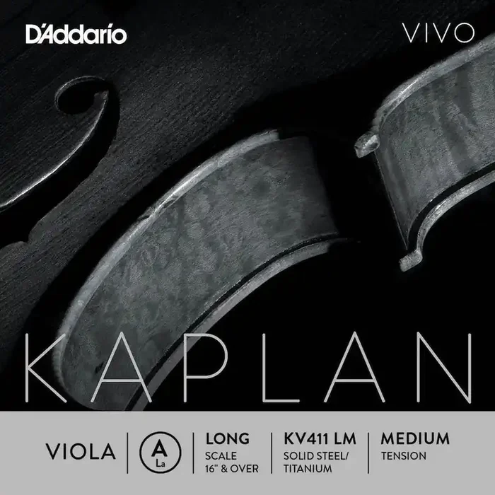 D‘Addario Kaplan Vivo Viola A String, Long Scale, Medium Tension
