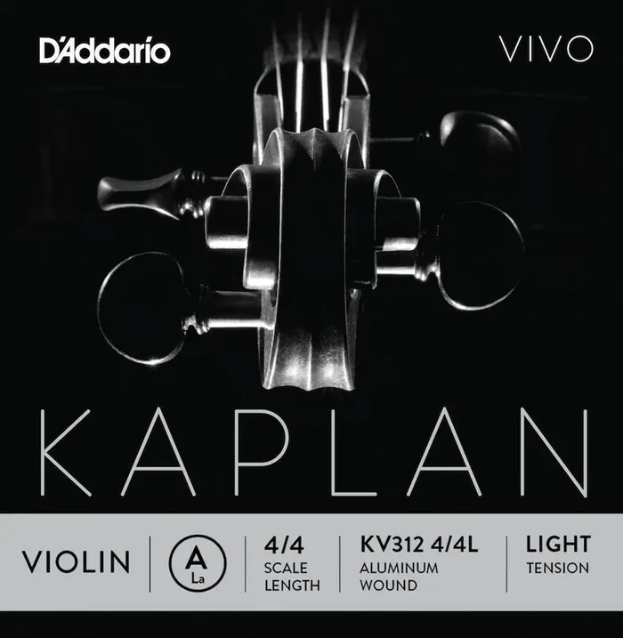 D‘Addario Kaplan Vivo Violin A String, 4/4 Scale, Light Tension