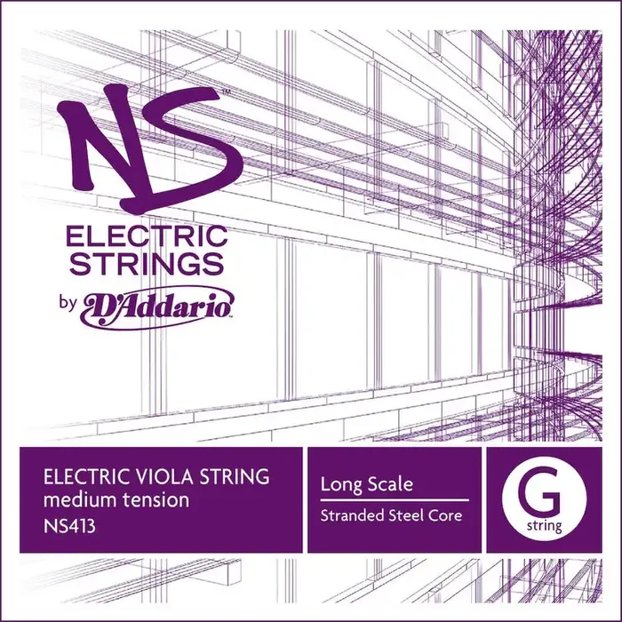 D‘Addario NS Electric Viola Single G String, Long Scale, Medium Tension