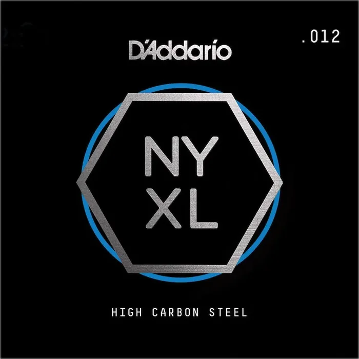 D‘Addario NYS012 Single Plain Steel Guitar String, .012