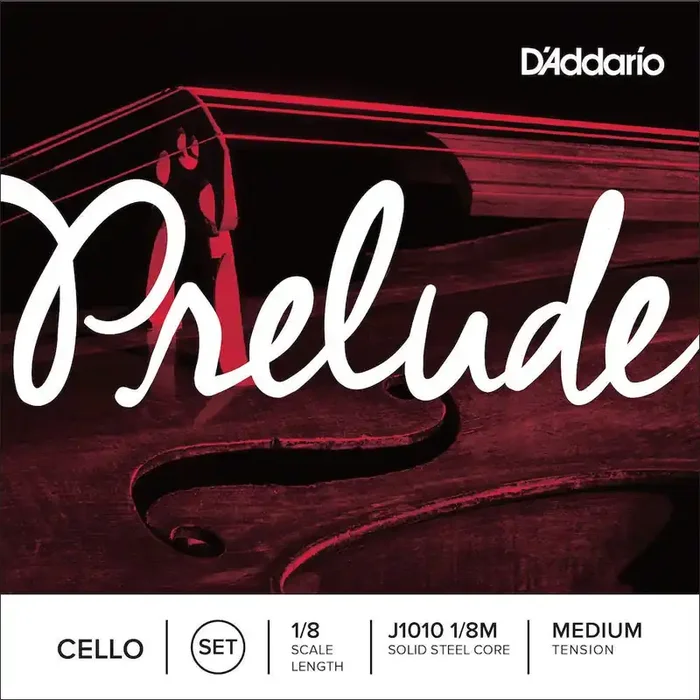 D‘Addario Prelude Cello String Set, 1/8 Scale, Medium Tension
