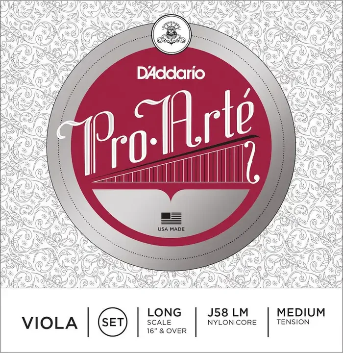 D‘Addario Pro-Arte Viola String Set, Long Scale, Medium Tension