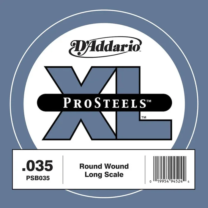 D‘Addario PSB035 ProSteels Bass Guitar Single String, Long Scale, .035