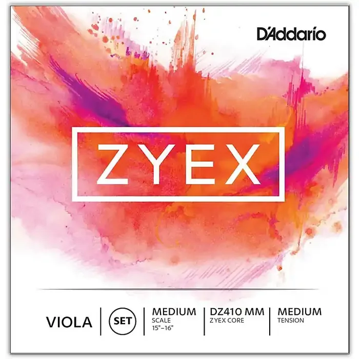 D‘Addario Zyex 4/4 Viola String Set Medium Scale Medium Guitar Center