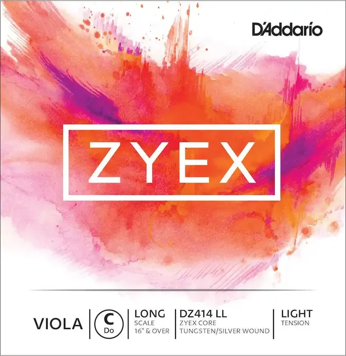 D‘Addario Zyex Viola Single C String, Long Scale, Light Tension
