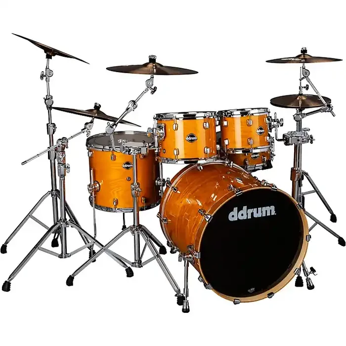 ddrum Dominion Birch 5-Piece Shell Pack With Ash Veneer Gloss Natural Guitar Center
