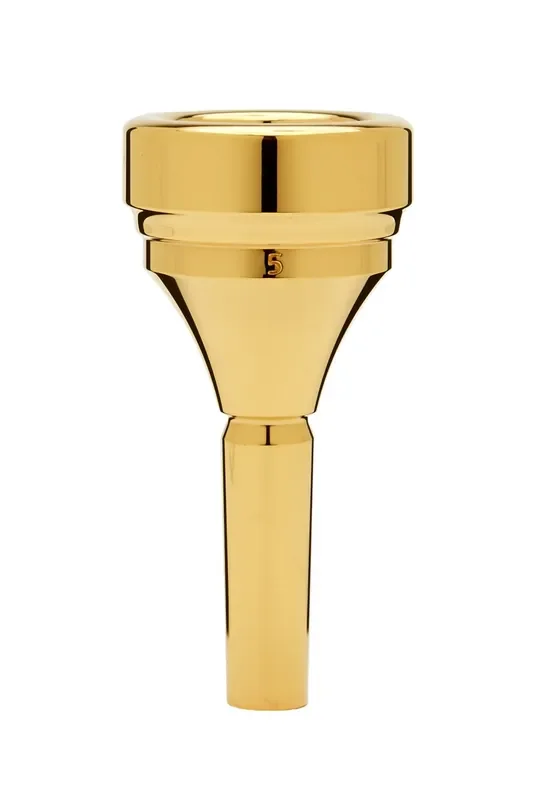Denis Wick Classic Tuba Mouthpiece; Gold Plated; 5