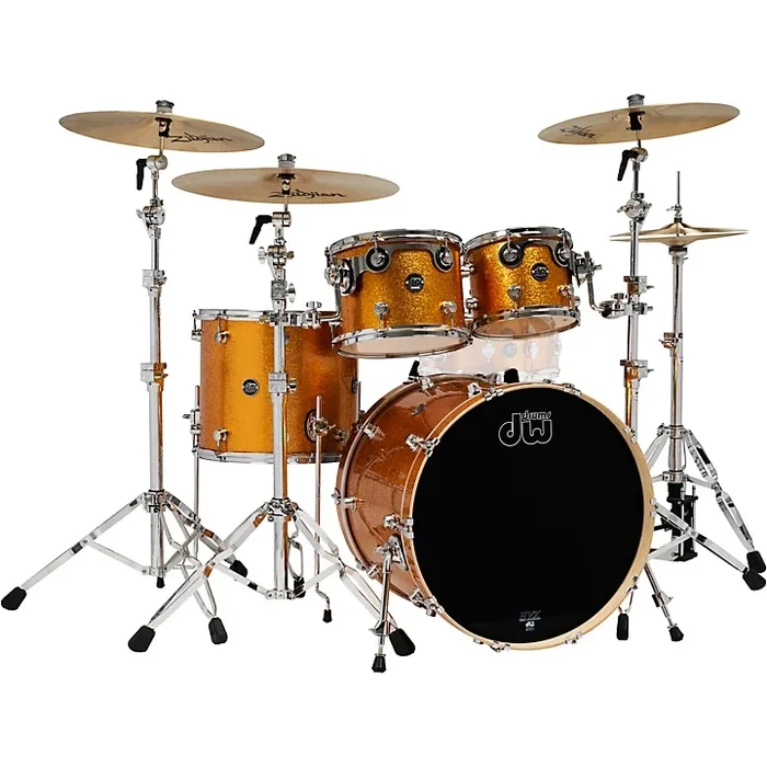 DW 4-Piece Performance Series Shell Pack Gold Sparkle