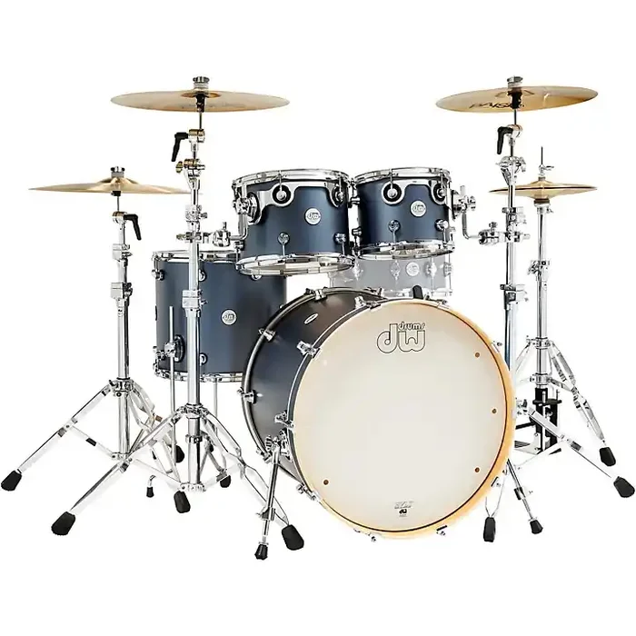 DW Design Series 4-Piece Shell Pack Blue Slate Guitar Center