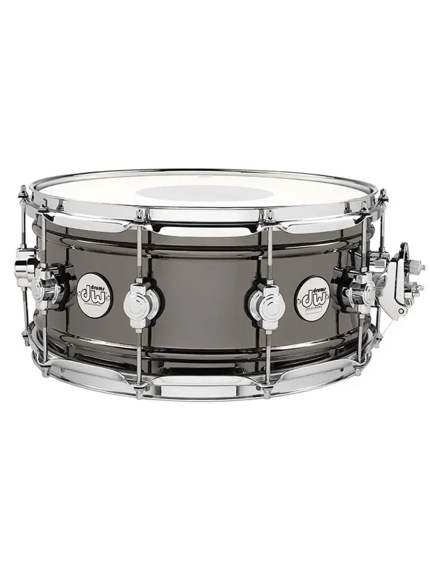 DW Design Series 6.5″x14″ Snare Drum Black Nickel Over Brass