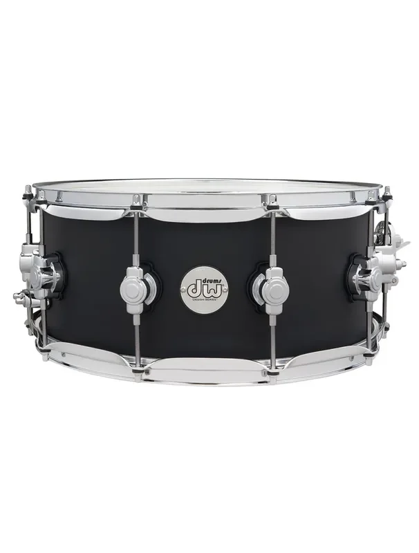 DW Design Series 6″x14″ Snare Drum – Black Satin